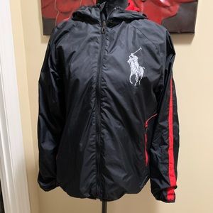 Gently used Ralph Lauren Polo boys Raincoat XL
